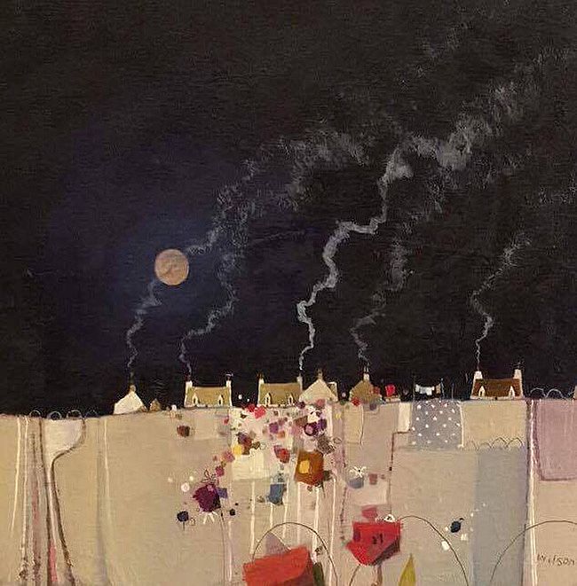 Full Summer Moon, Skye by Gordon  Wilson